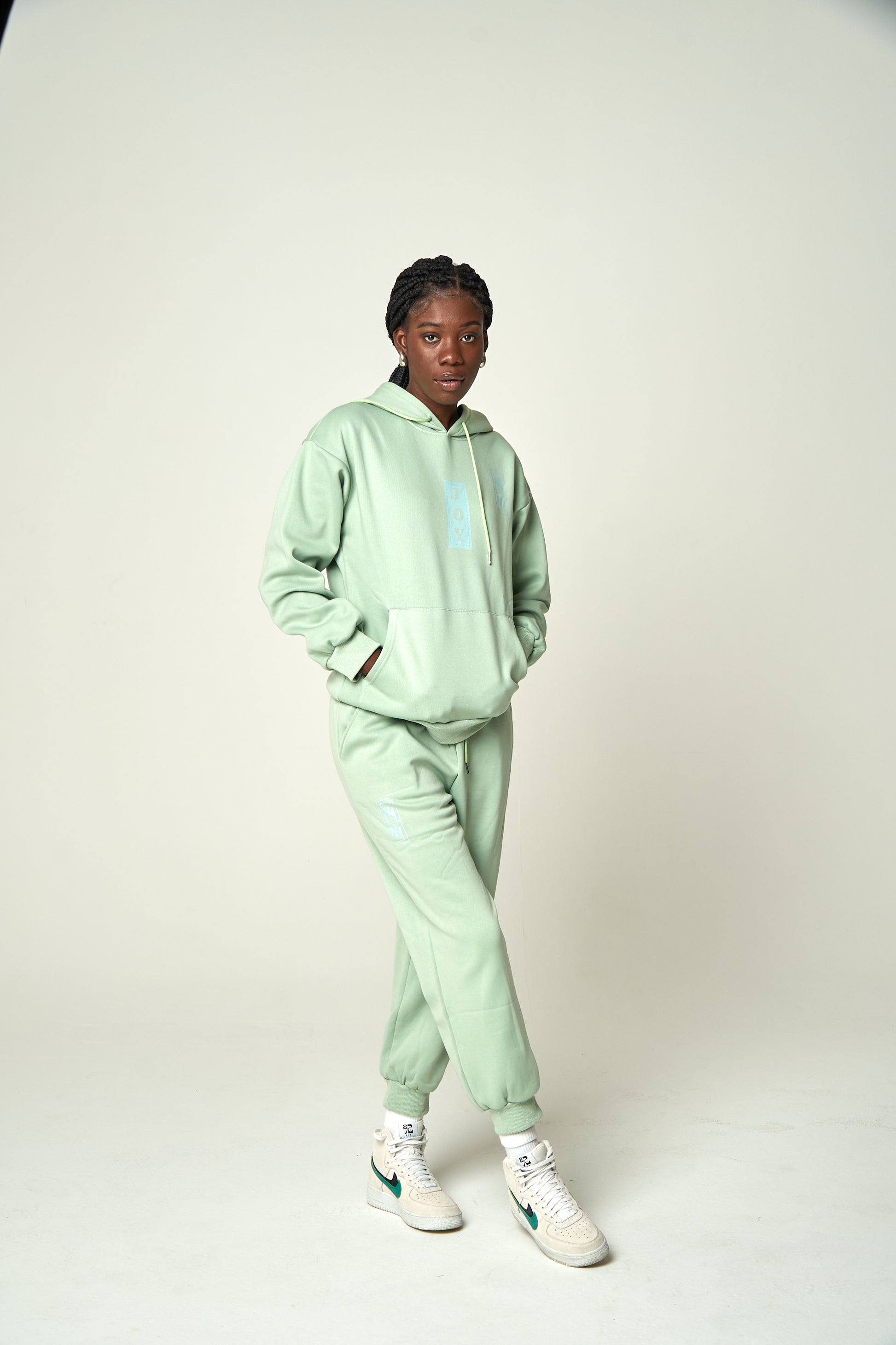 JOY X NIKEL Complete set, Mint Insulated Hoodie