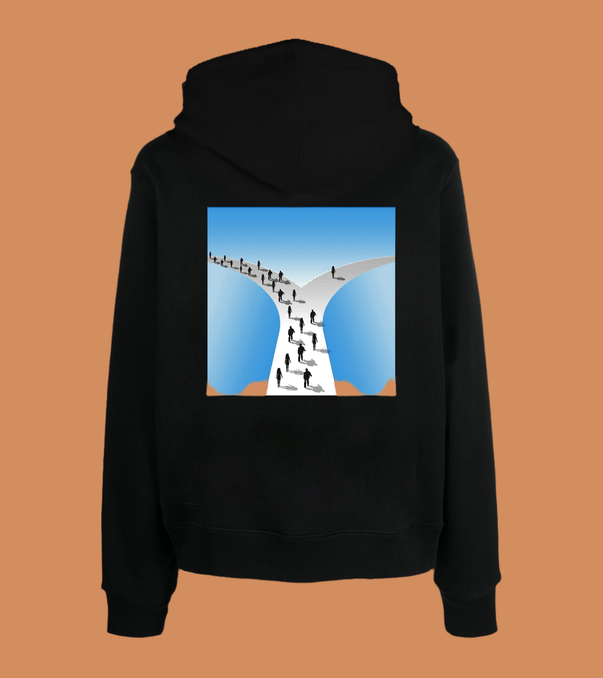 NIKEL road map oversize believe hoodie