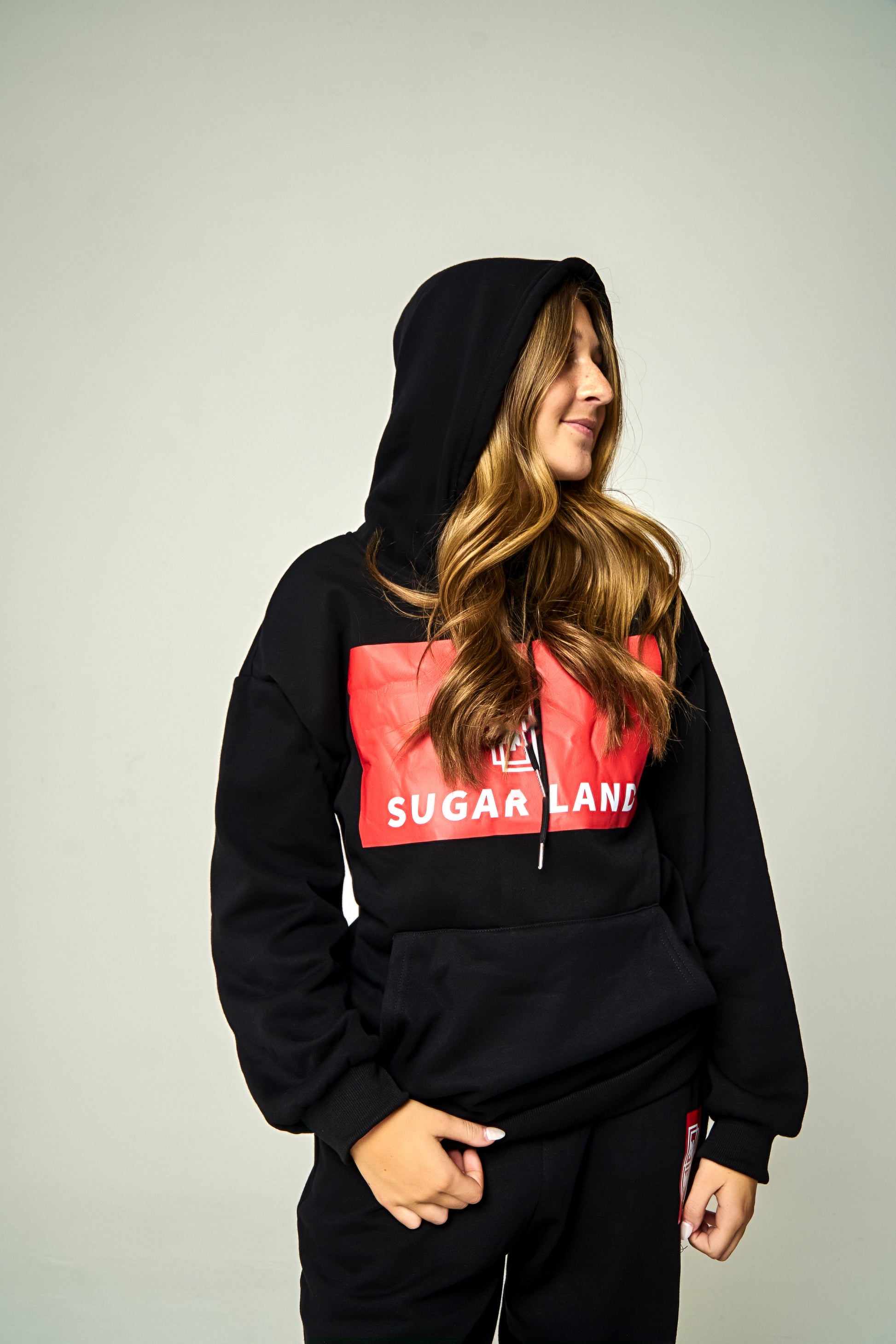 SUGARLAND X NIKEL Complete Set, Black Hoodie And Pants.