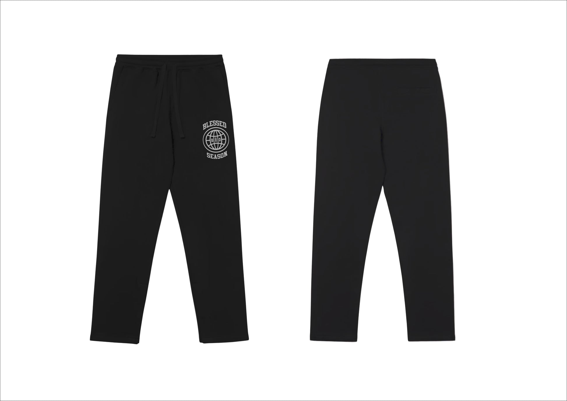 Blessed complete set black hoodie and pants