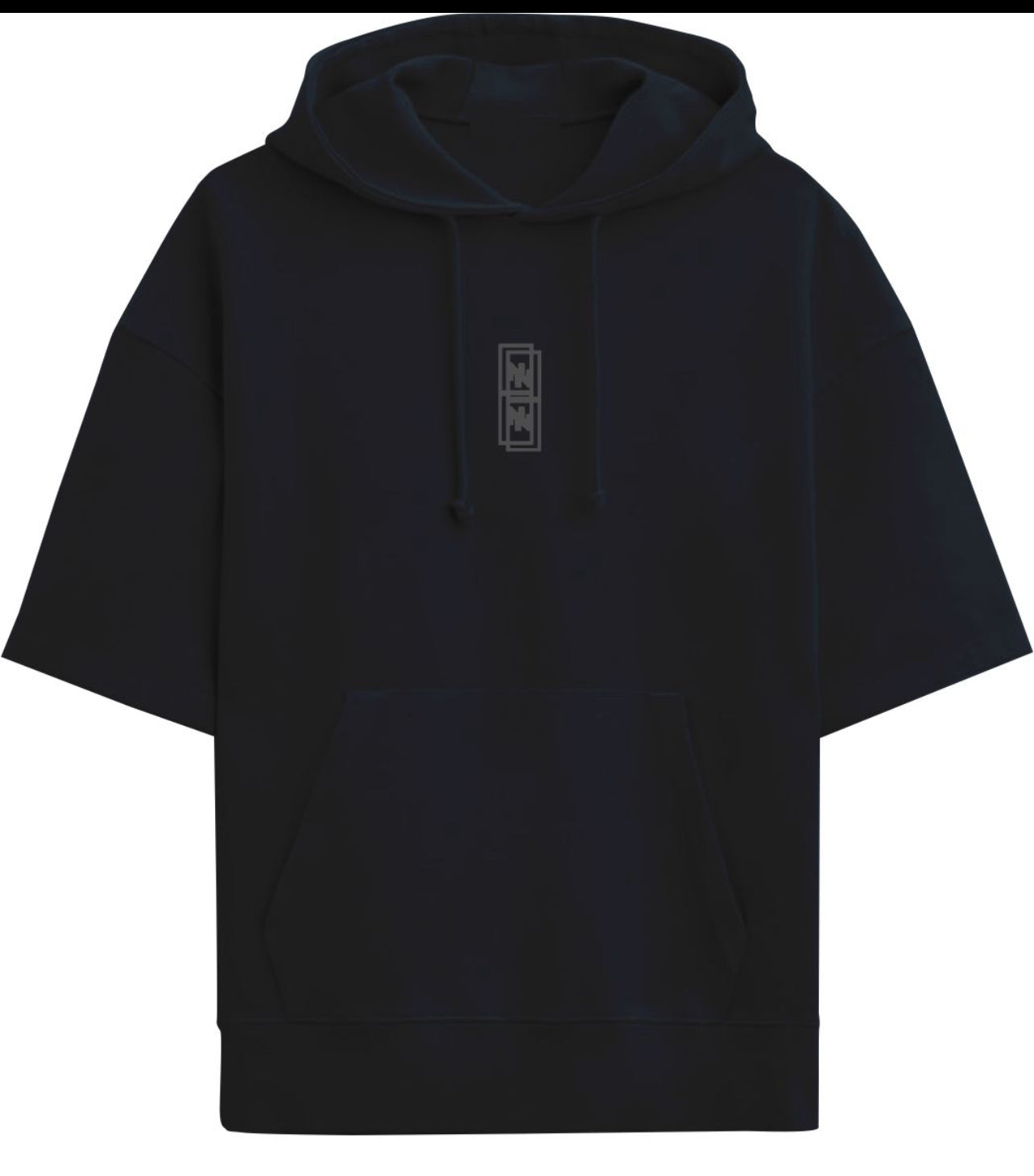 Nikel Embroidered complete set sleeveless hoodie and short