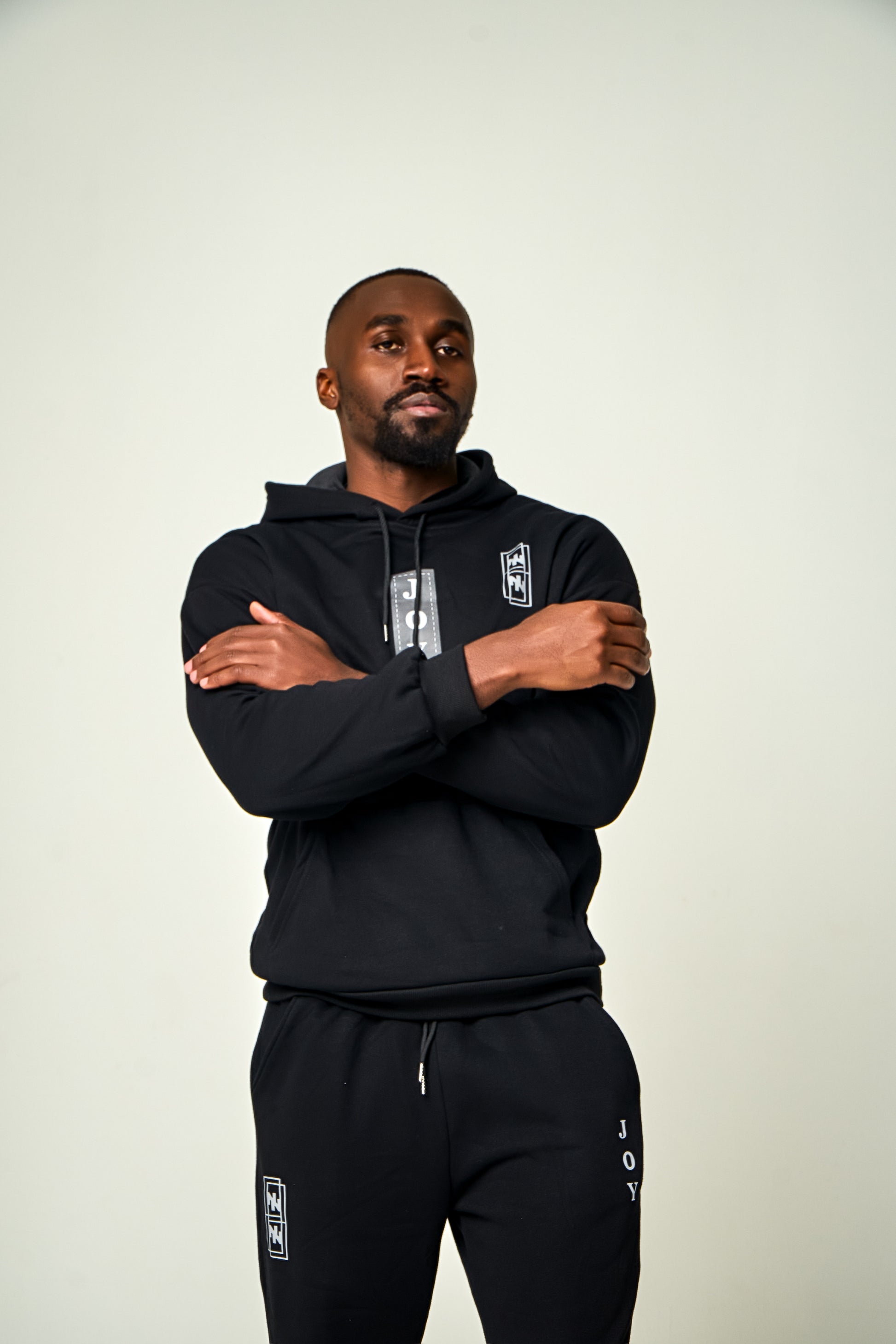 JOY X NIKEL Complete Set  Black Hoodie And Jogger