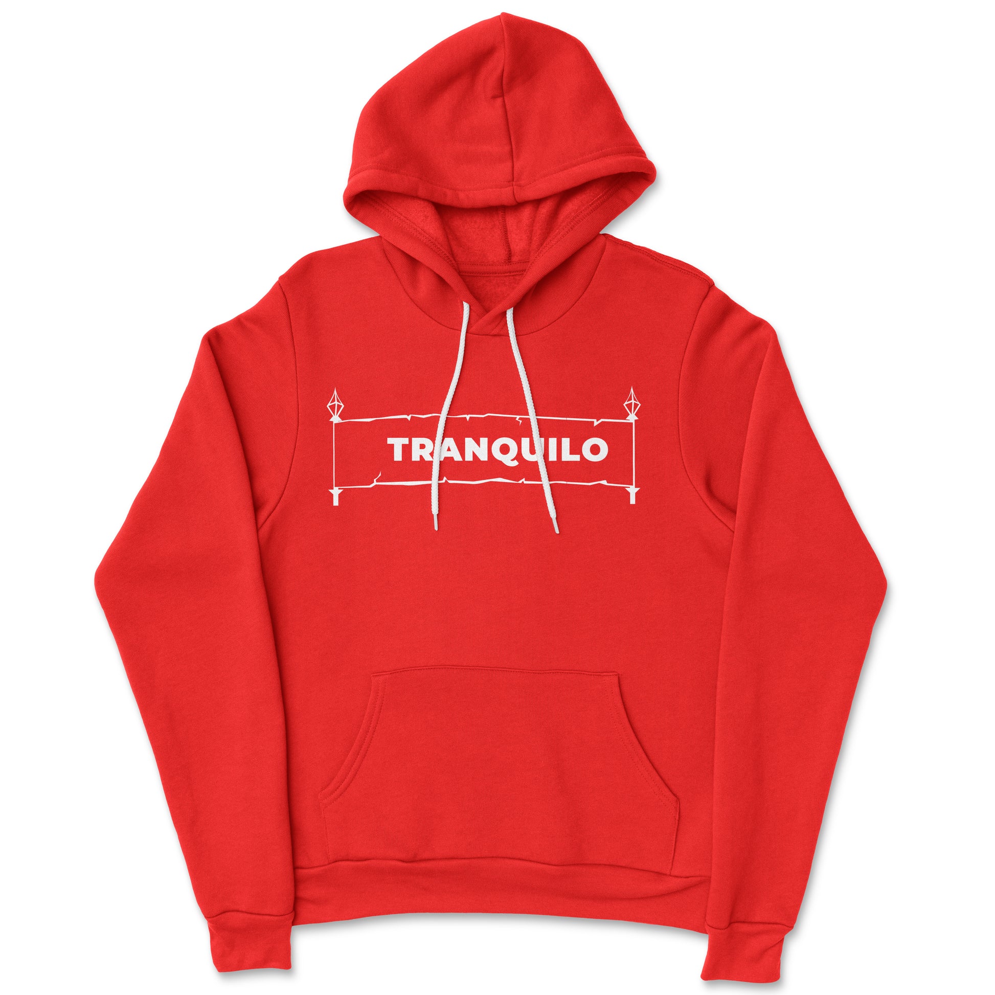 NIKEL RED TRANQUILO HODDIE AND BLACK PANTS