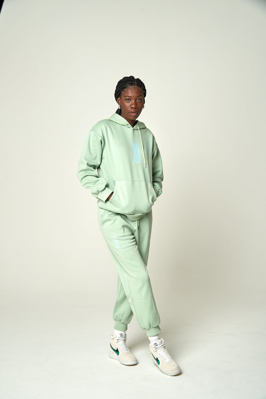 JOY X NIKEL Complete set, Mint Insulated Hoodie