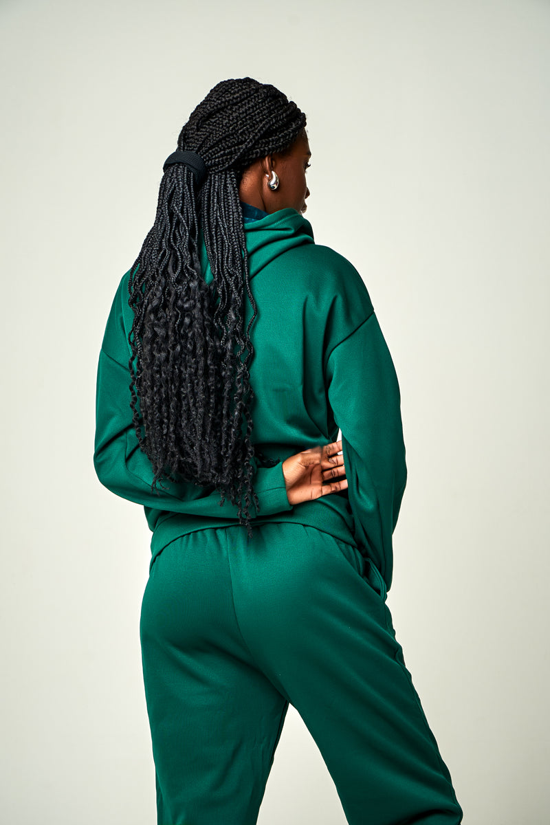 JOY X NIKEL Complete set, Green Insulated  Hoodie And pants
