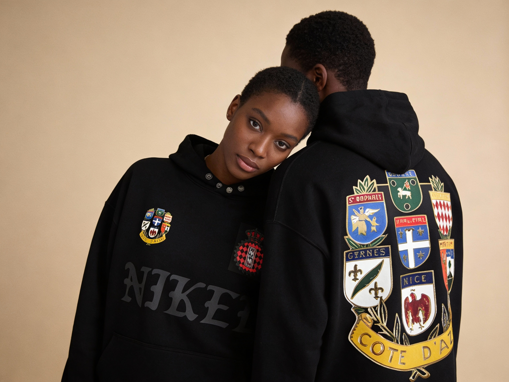 Cote d’azur concept oversize hoodie