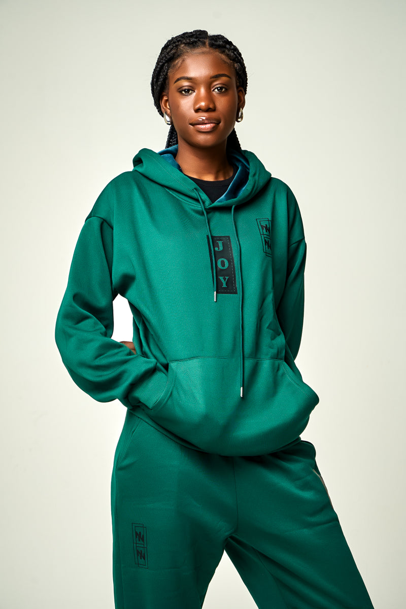 JOY X NIKEL Complete set, Green Insulated  Hoodie And pants