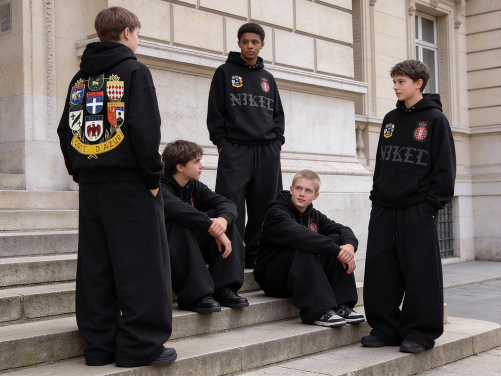 Cote d’azur concept oversize hoodie