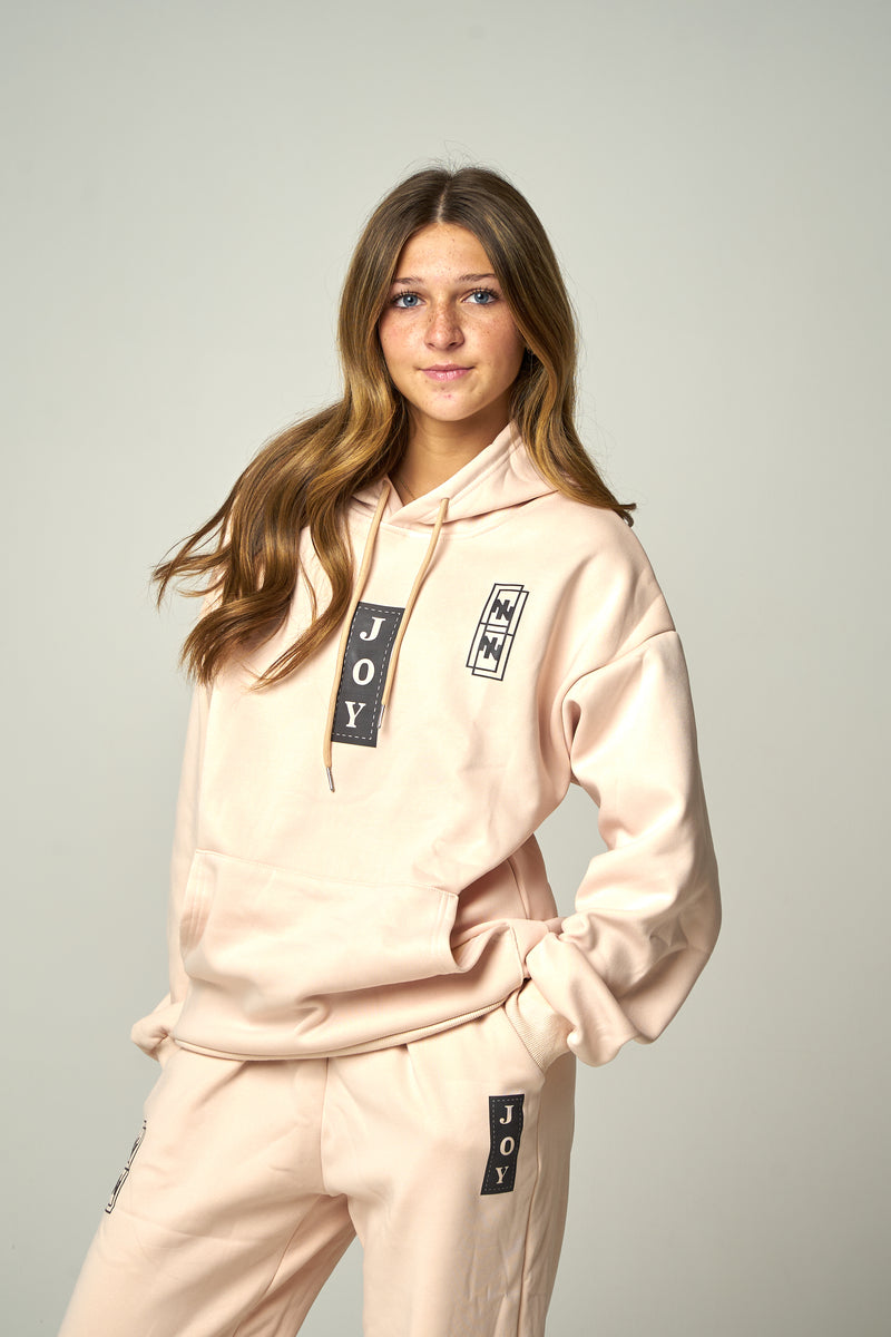 JOY X NIKEL Complete set, Insulated Cream White Hoodie