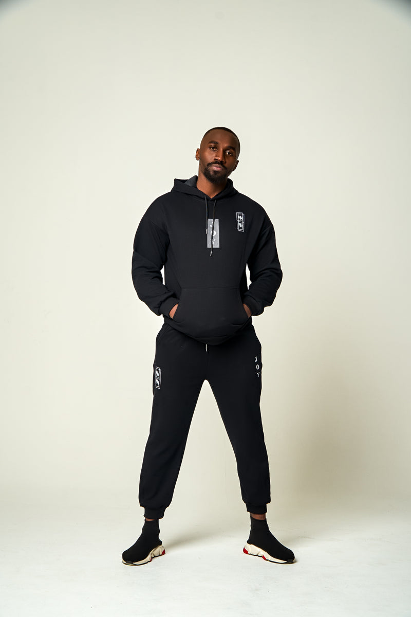 JOY X NIKEL Complete Set  Black Hoodie And Jogger