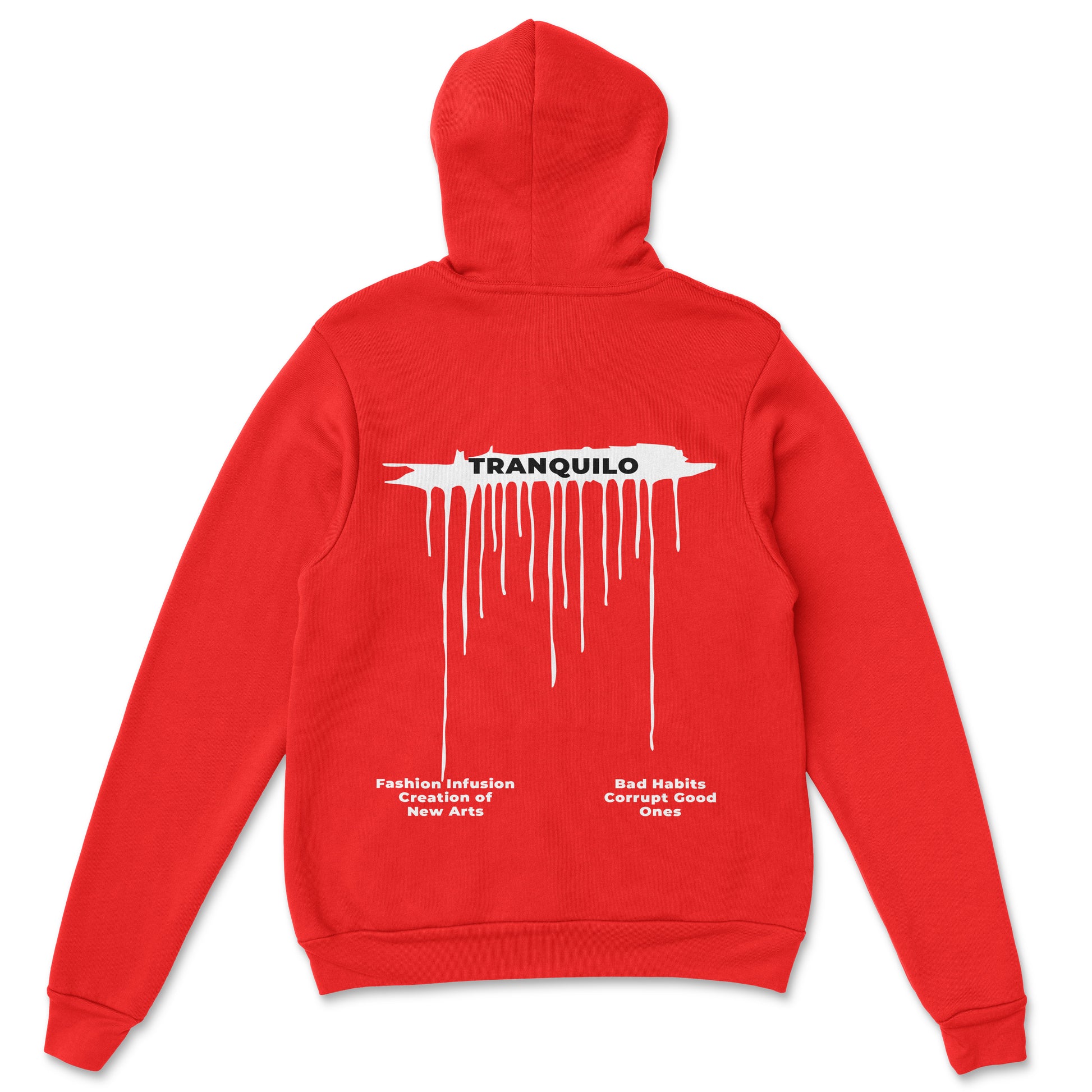 NIKEL RED TRANQUILO HODDIE AND BLACK PANTS