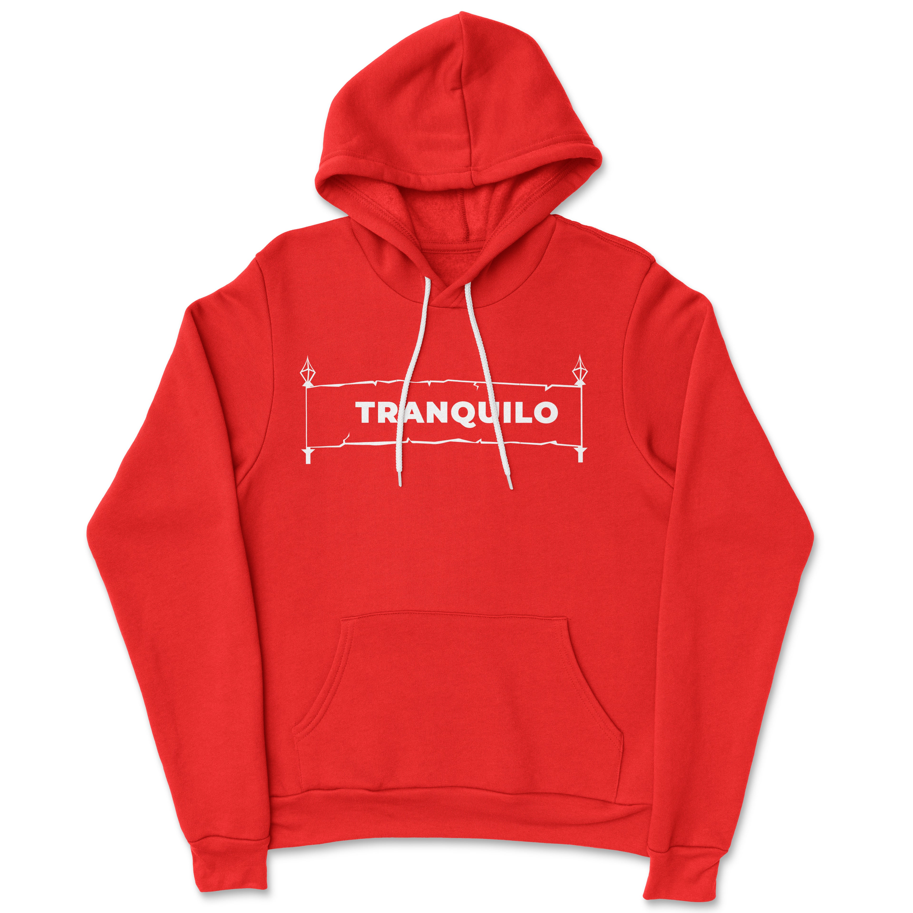 NIKEL RED TRANQUILO HODDIE AND BLACK PANTS