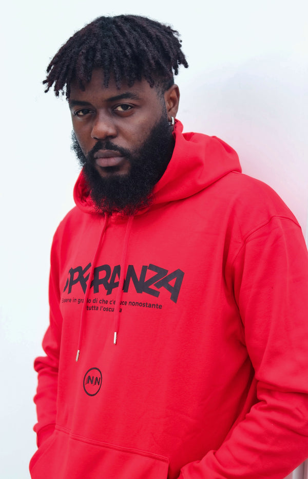 NIKEL SCARLET RED SPERANZA HOODIE