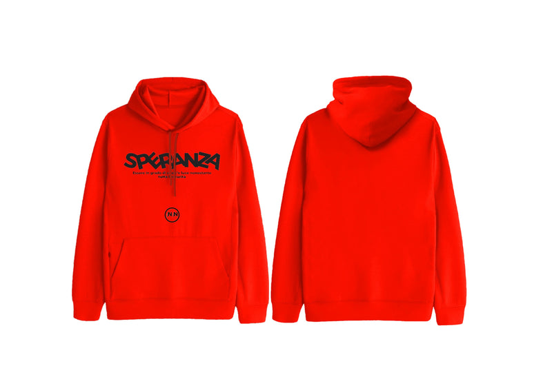 NIKEL SCARLET RED SPERANZA HOODIE