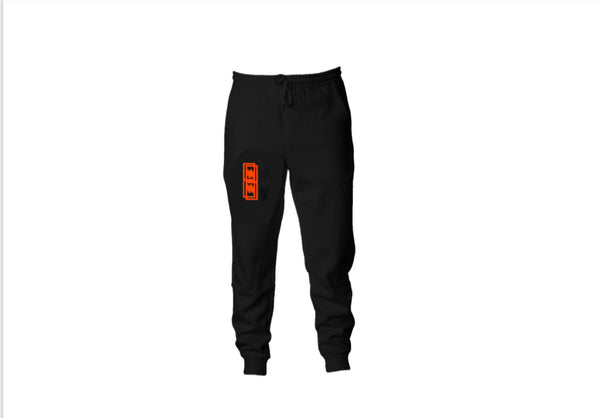 NIKEL ORANGE HOPE EMBRIODERED COMPLETE SET HOODIE AND PANTS